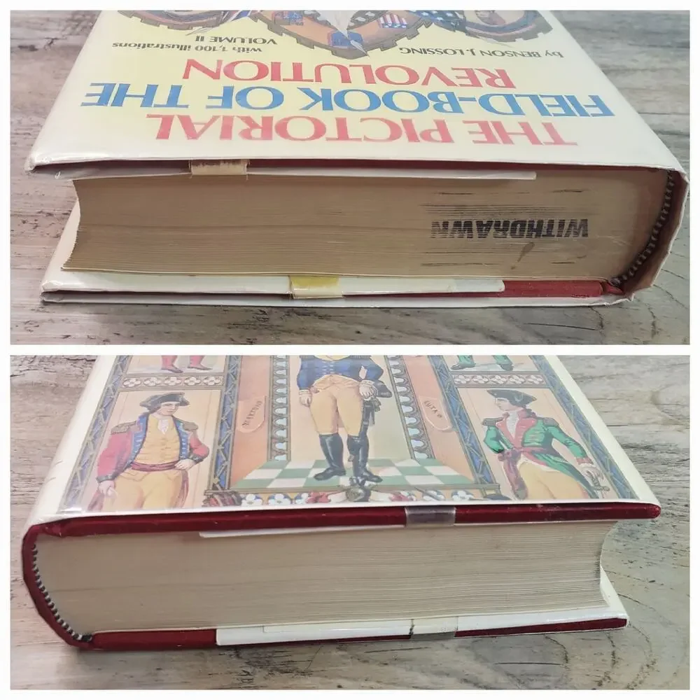 Benson Lossing Pictorial Field-Book Revolution Vol 2 Only 1972 Tuttle DAMAGED